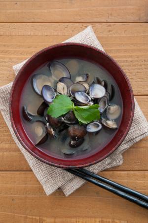 みつばのお吸い物